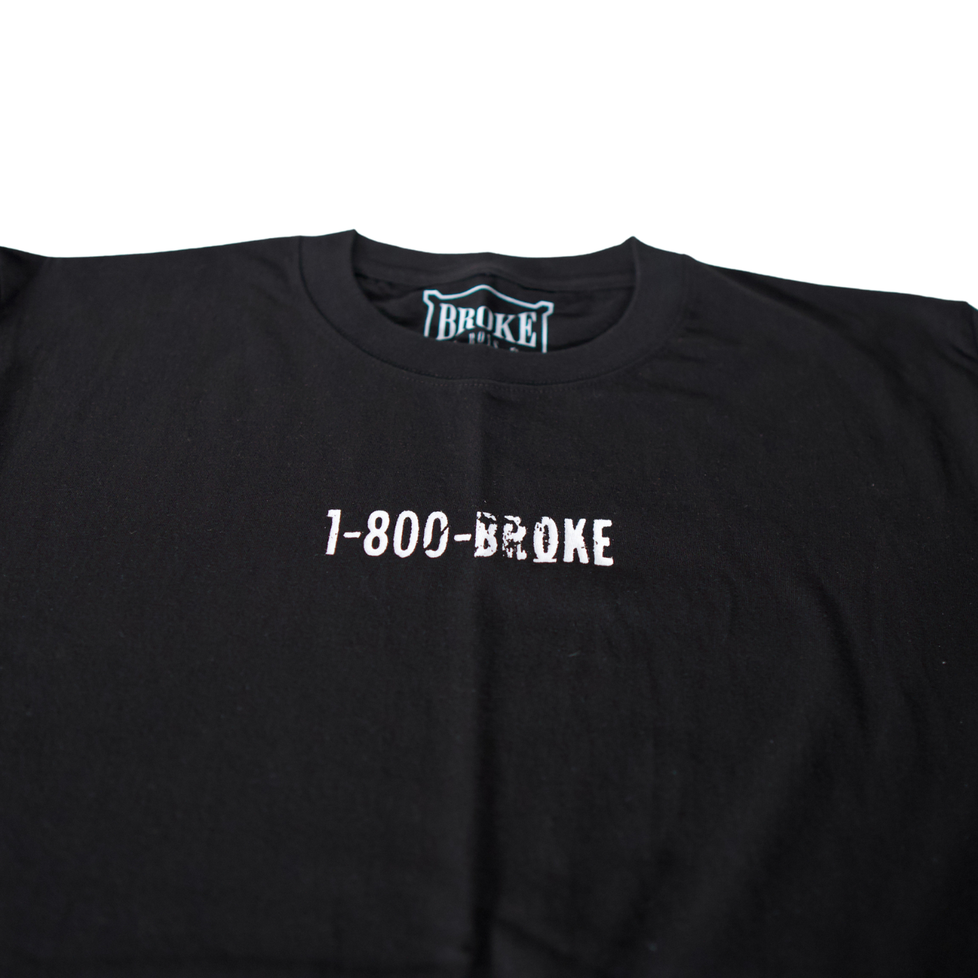 1-800-BROKE TEE (Black)