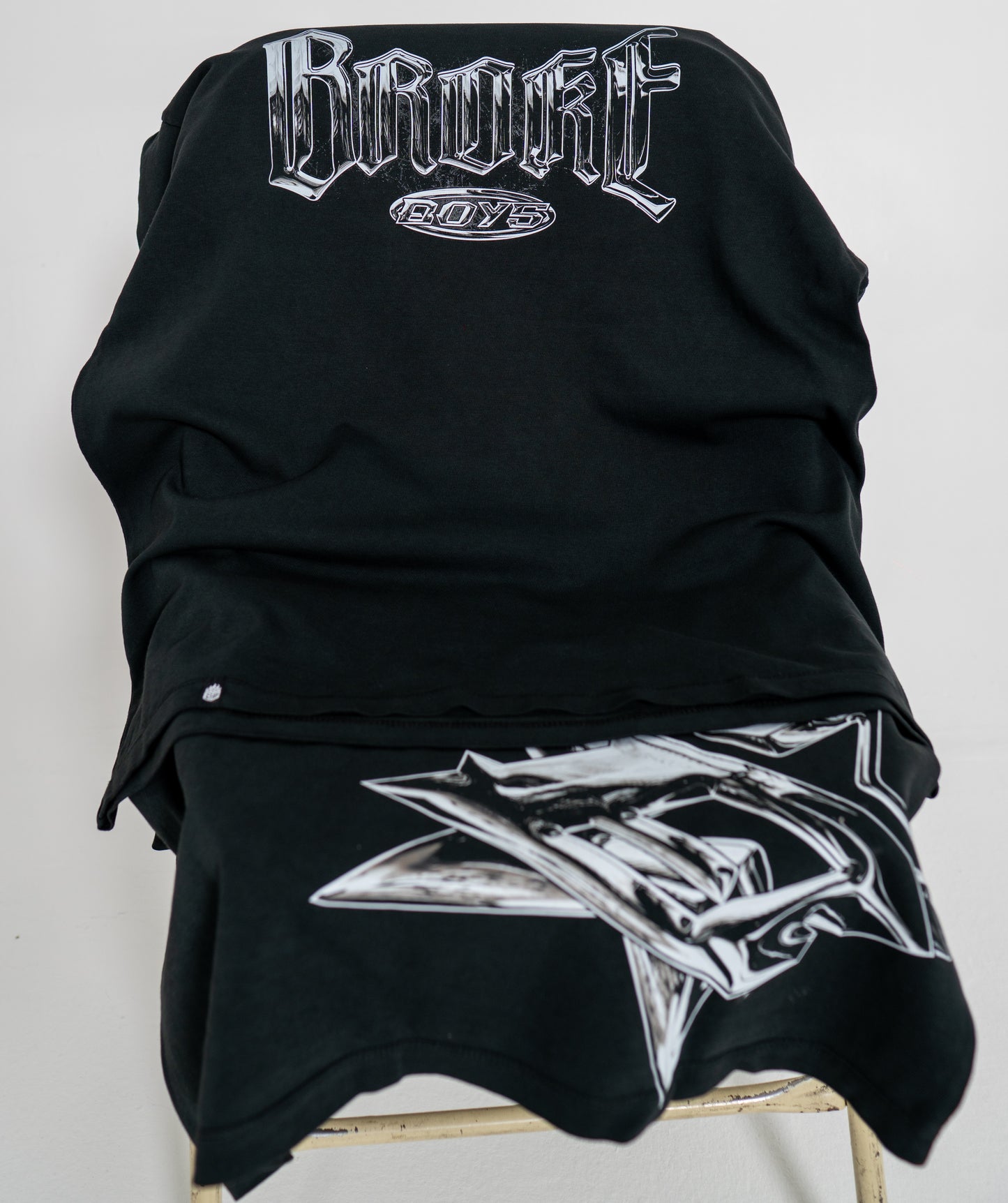 BB CHROME STAR TEE (Black)